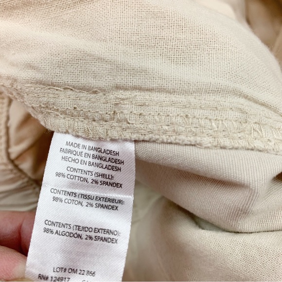 Onia NWT men XL Garment Dye E-waist chino Shorts in Stone elastic waist - Picture 12 of 13